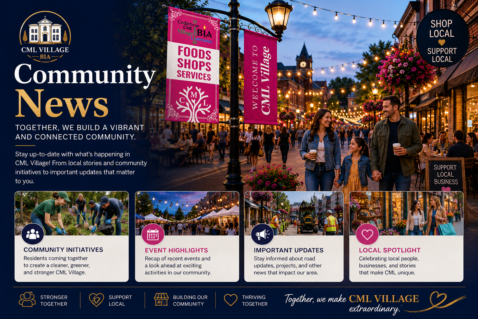 CML Village BIA community conversation at event