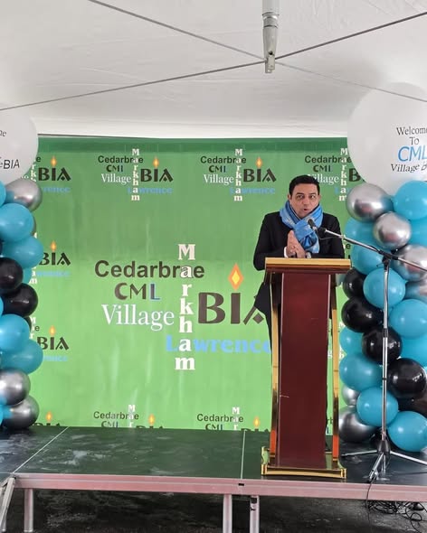 CML Village BIA podium event